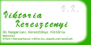 viktoria keresztenyi business card